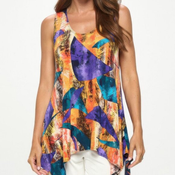 Hit Shark Bite Hem Tank - Picture 1 of 6